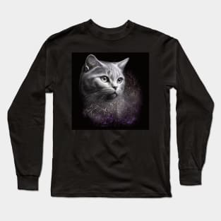 Dark Beauty British Shorthair Long Sleeve T-Shirt